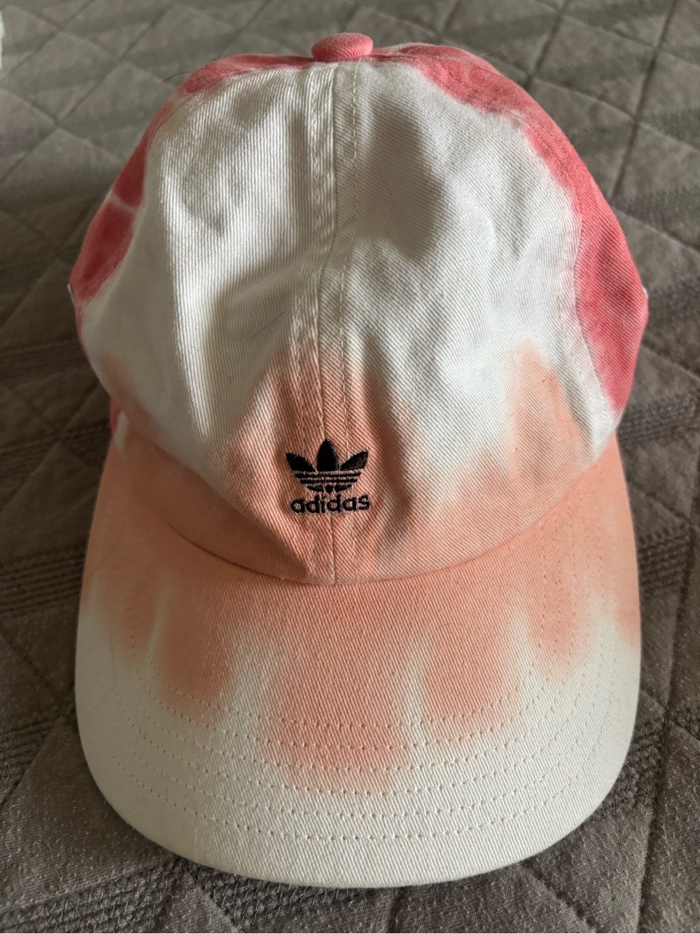 adidas Originals Relaxed Pink Tie Dye Strapback Hat Dad Cap OSFM